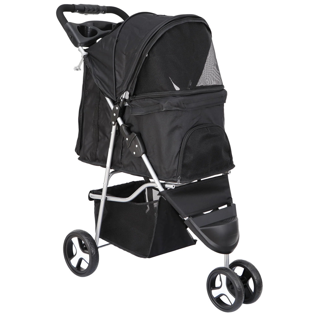 3-Wheel Pet Dog Travel Stroller O392