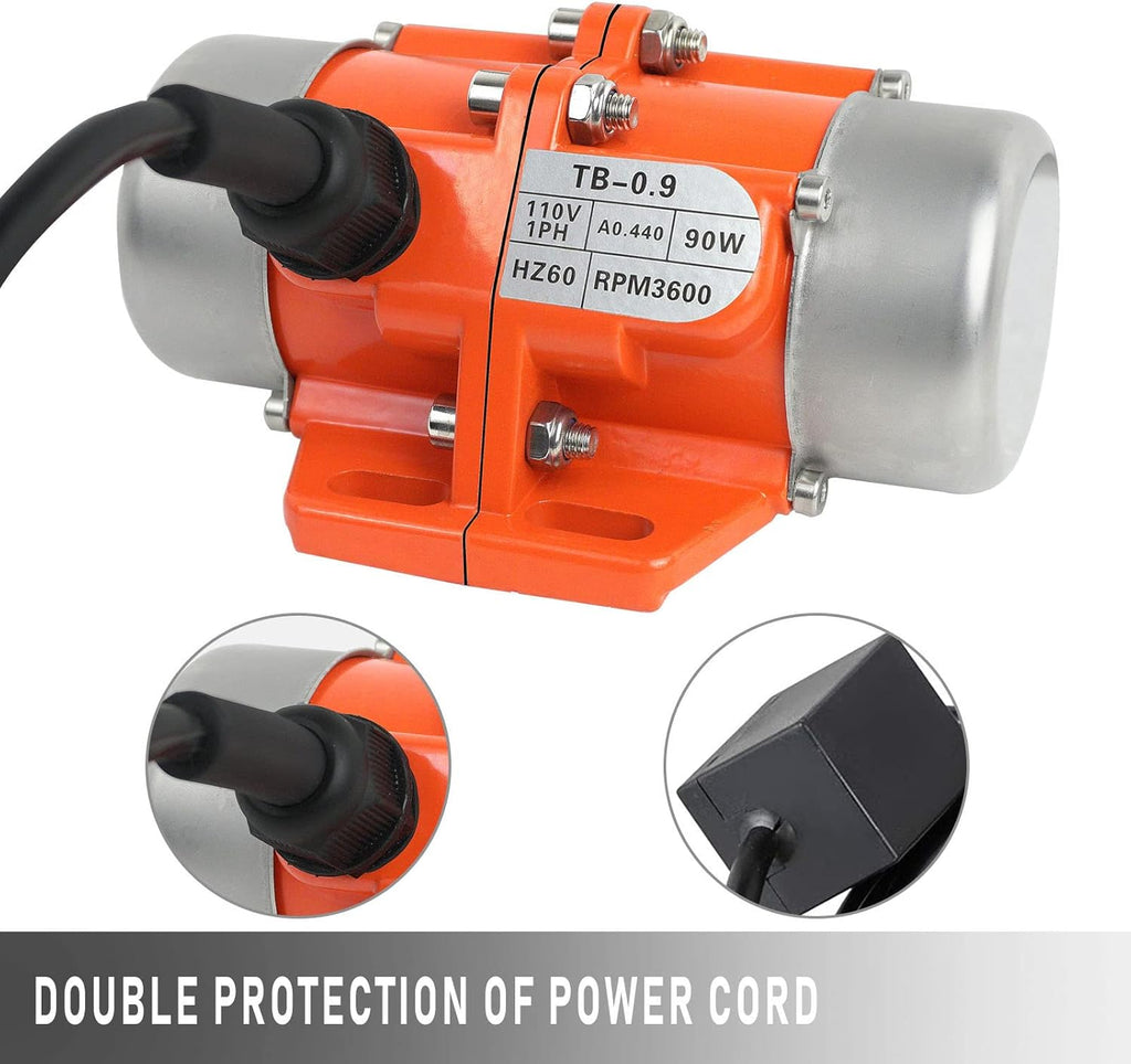 90W Single Phase Electric Vibrating Motor Pack of 2 O27171
