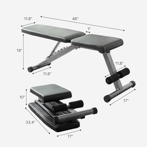 Adjustable Foldable Weight Bench Y36676