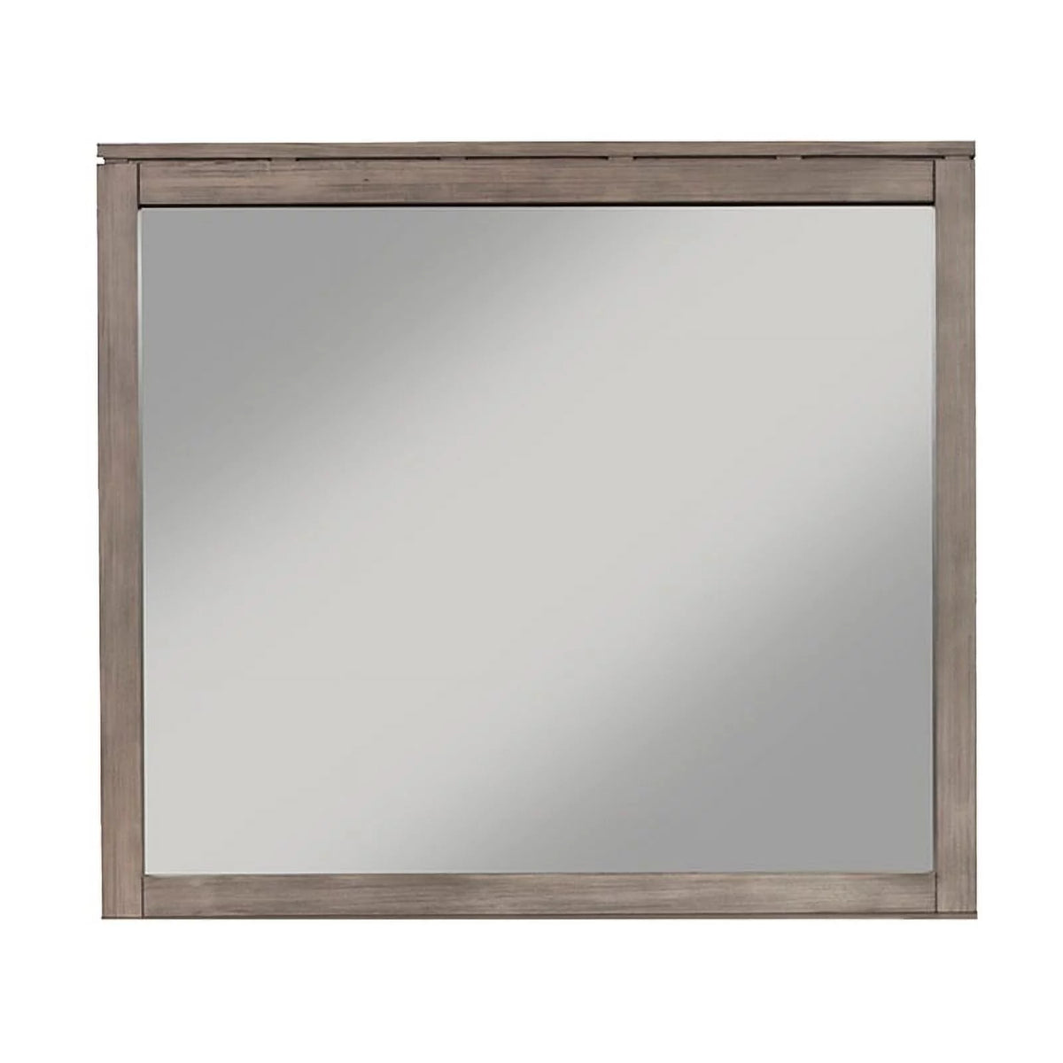 4 Piece Wood Dresser Mirror and Nightstand H347
