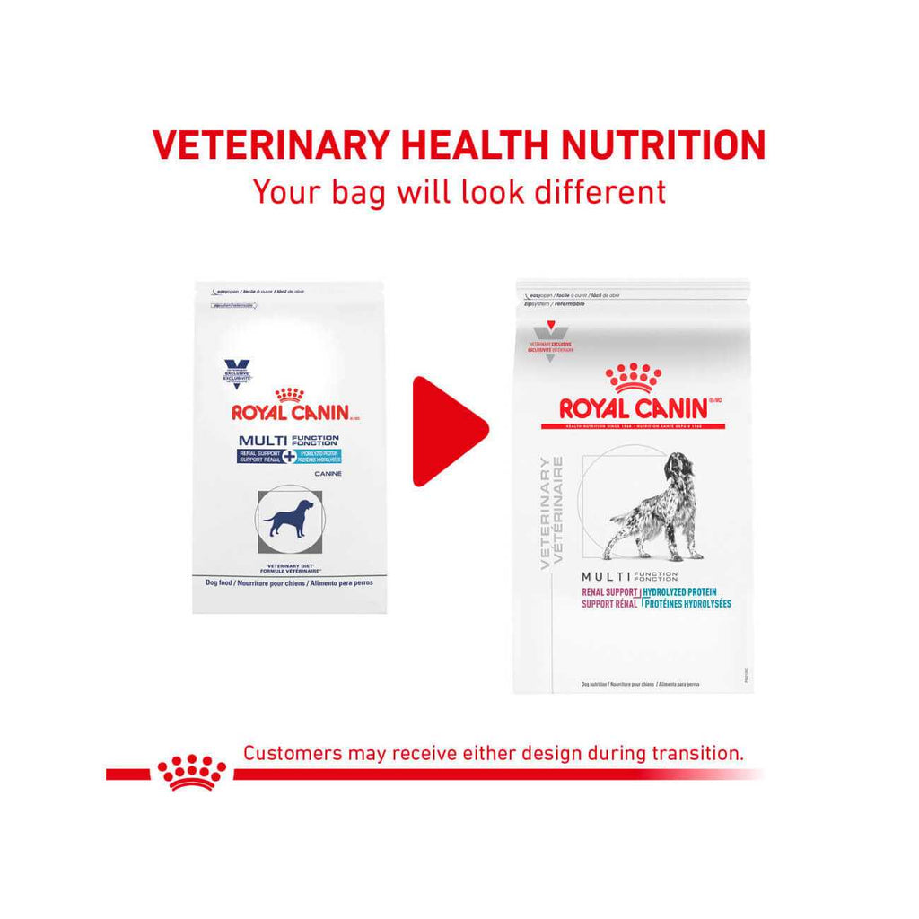 Veterinary Diet Canine Multifunction Renal Support Hydrolyzed Protein Dry Dog Food B665326
