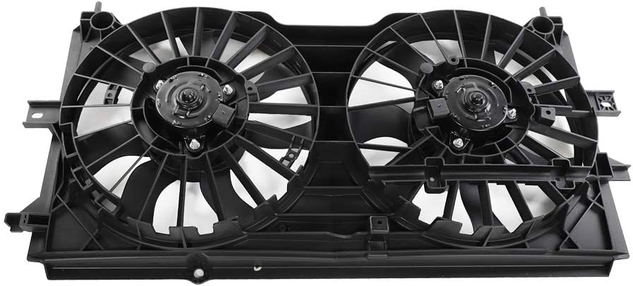 Radiator Cooling Dual Fan Assembly for 2000-2003 Chevrolet Impala Monte V6 3.4L 3.8L W487