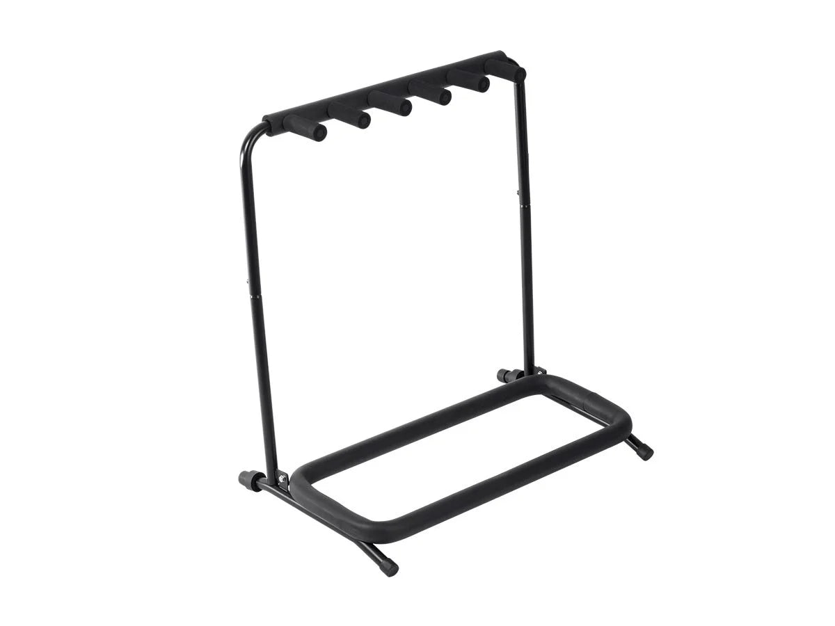 Folding Multi Guitar Stand for 5 Acoustic and Electric Guitar or Bass K873856