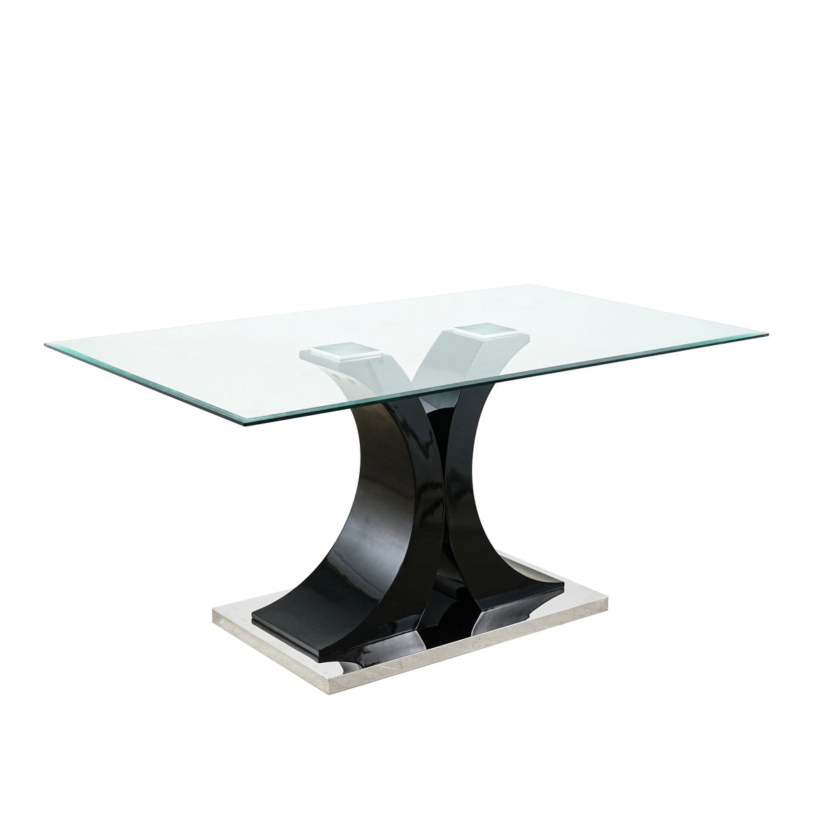 Glass Table Set of 1 T606