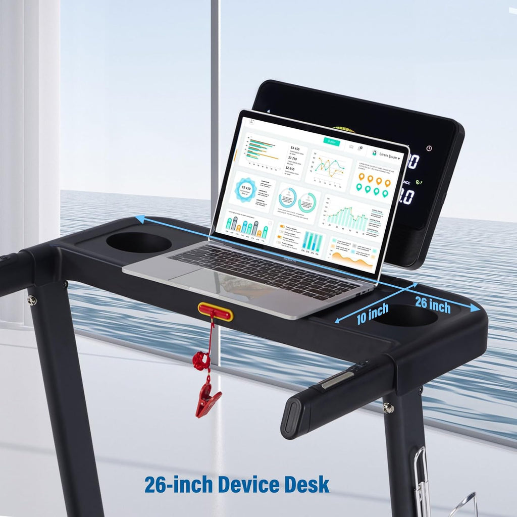 350 lbs Capacity 3.0HP Treadmill with Incline N52659