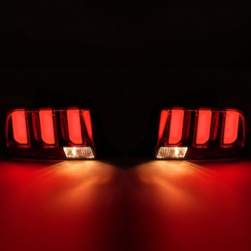 Black Housing Clear Lens LED Tail Lights Assembly C314
