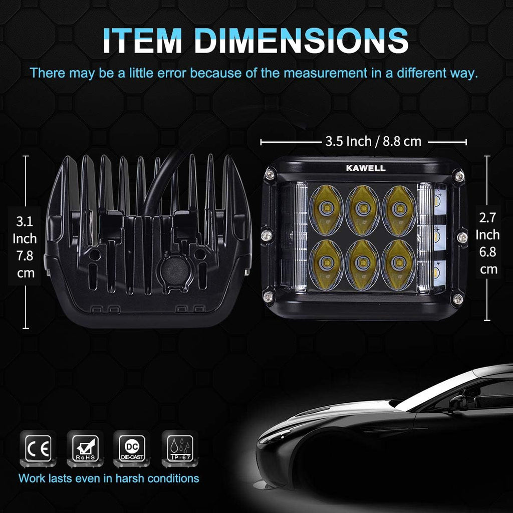 45W LED Work Light Pack of 2 S203