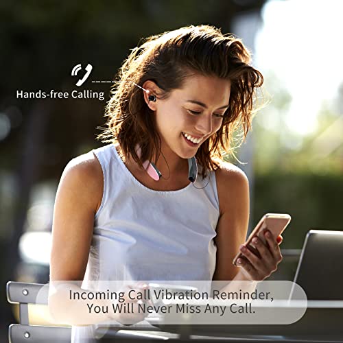 Black Foldable Wireless Neckband Headphones with Retractable Earbuds K918