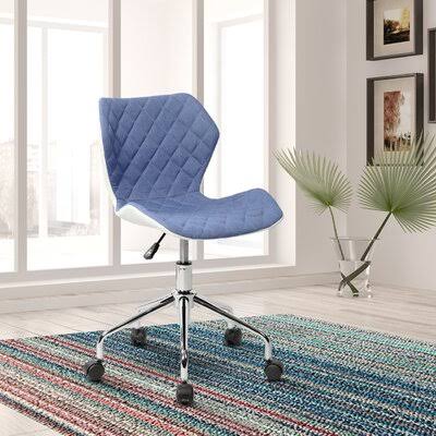 Blue Adjustable Office Task Chair V298