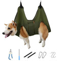 Breathable Dog Grooming Hammock Harness with Nail Clippers N332721