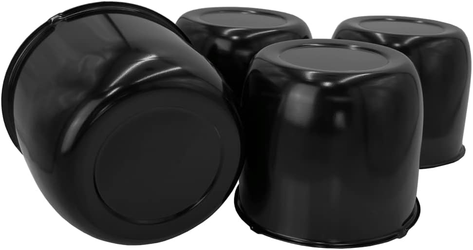 Black Push Through Center Caps W9786