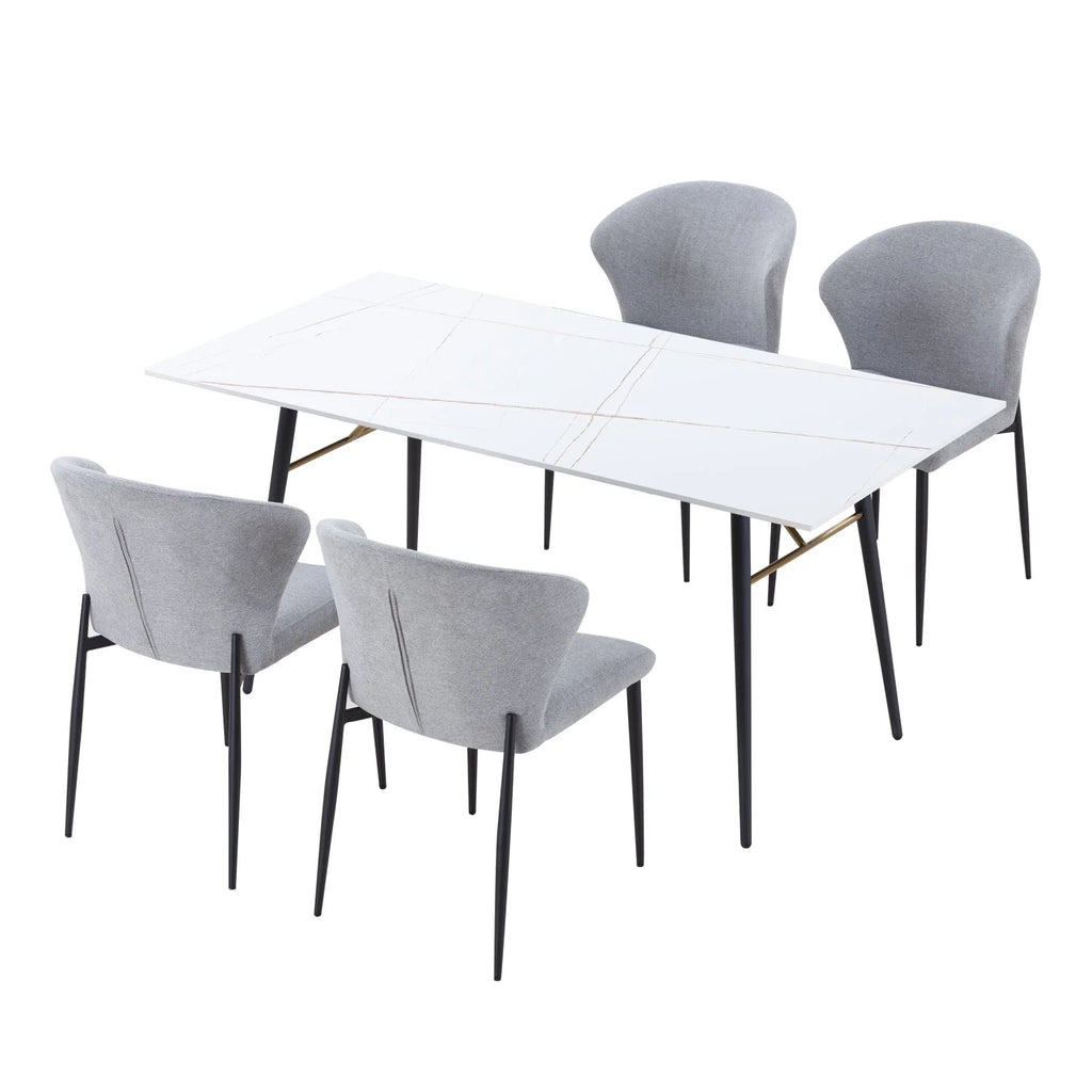 White Porcelain Top Dining Table M207246
