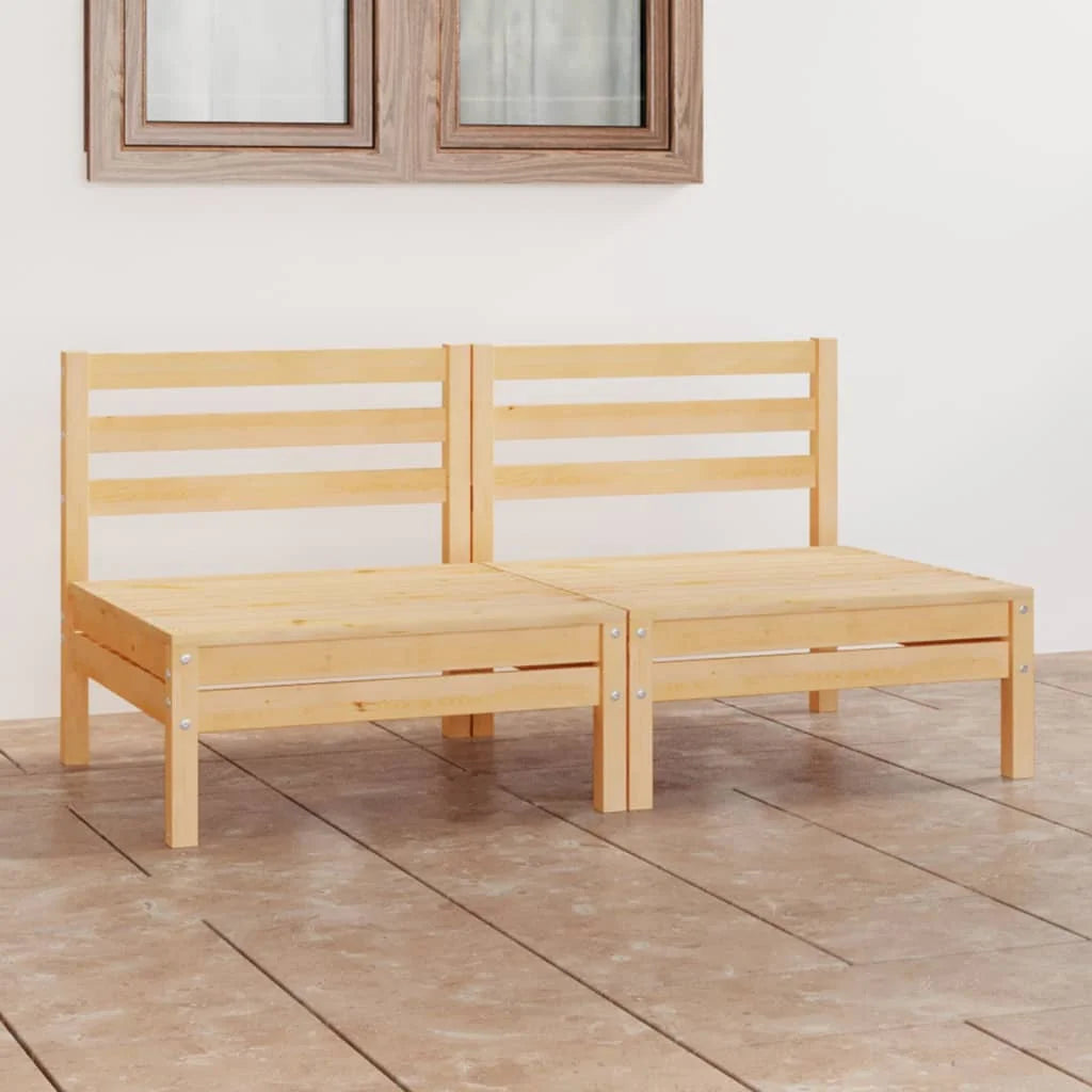 Patio 2-Seater Sofa Solid Pinewood O358