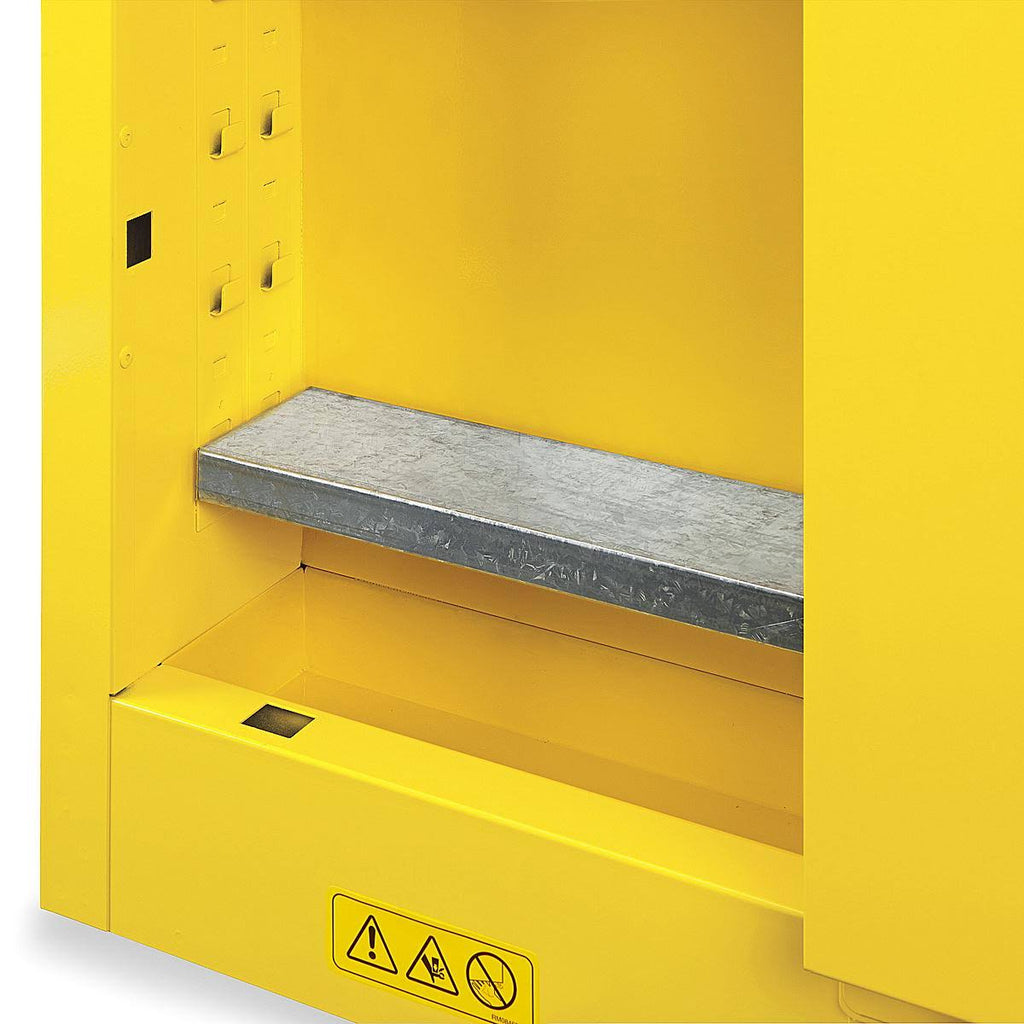 Yellow Mini Flammable Storage Cabinet with Manual Doors S91892