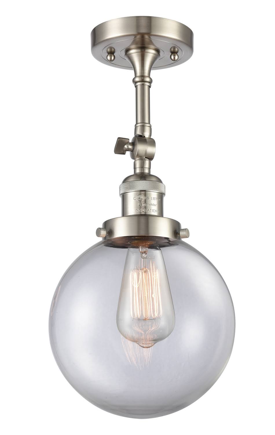 Large Beacon 1 Light Semi-Flush Mount P621338