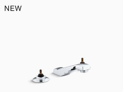 0.5 GPM Widespread Commercial Bathroom Sink Base Faucet Y612