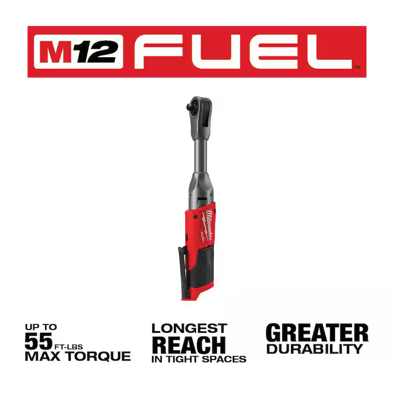 12V Lithium-Ion Brushless Cordless 3/8in. Ratchet & Extended Reach Ratchet M569