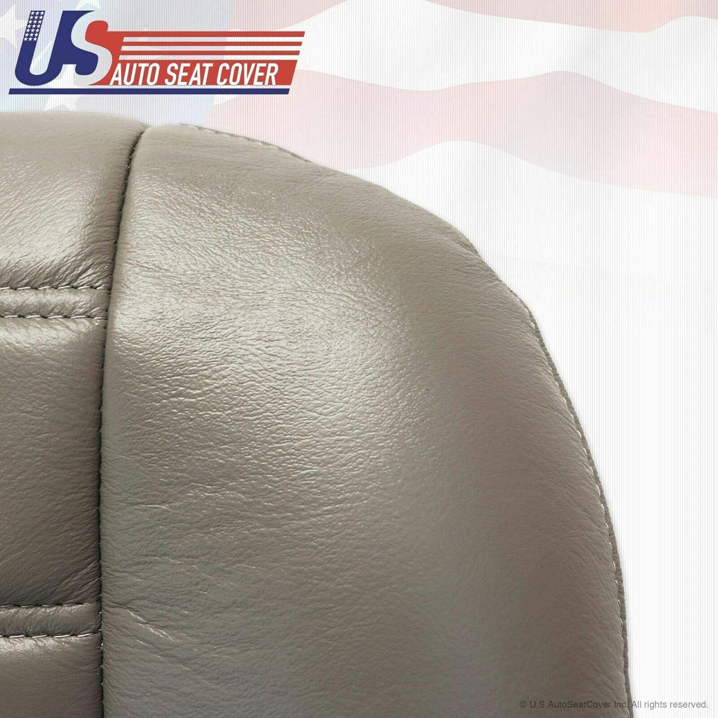 2003 to 2007 Hummer H2 Passenger Bottom Genuine Leather Seat Cover Wheat Gray Y962773