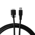 USB 3.0 Cable A/M to Micro B/M Dual Screw Locking 3M Pack of 2 F459