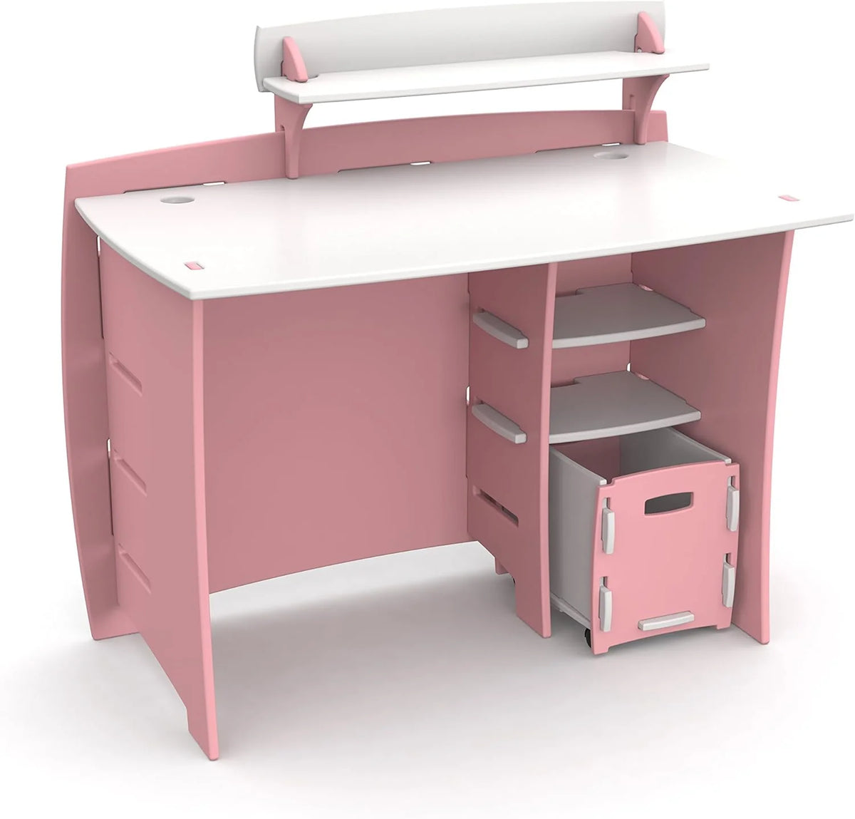 Children's Desk with Shelves and File Cart Set T891330