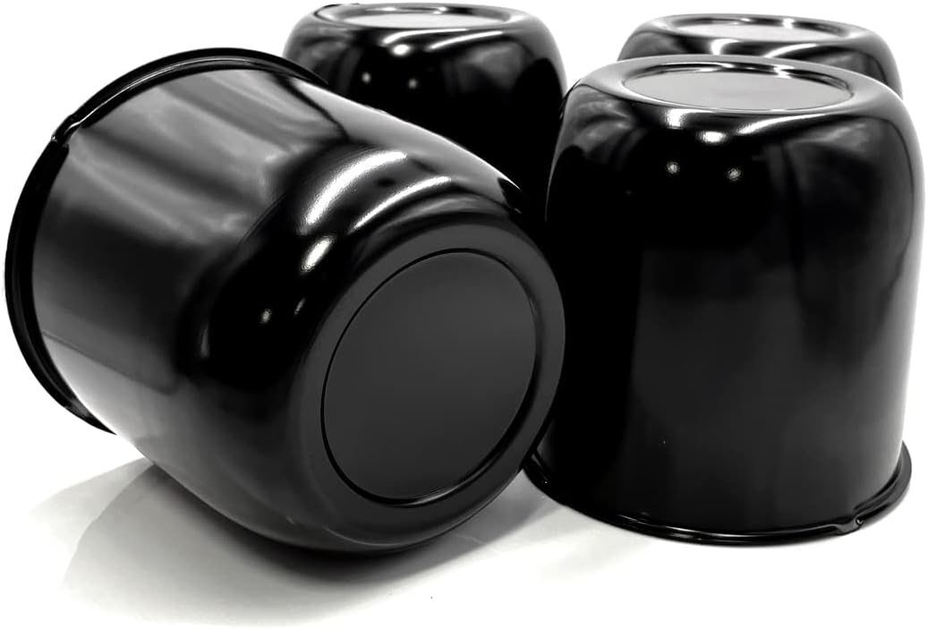 Black Push Through Center Caps W9786