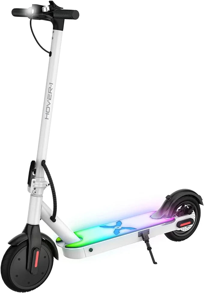 White 8.5 in Wheels Self Balancing Folding Electric Scooter L128