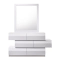 White Dresser & Mirror Q38378