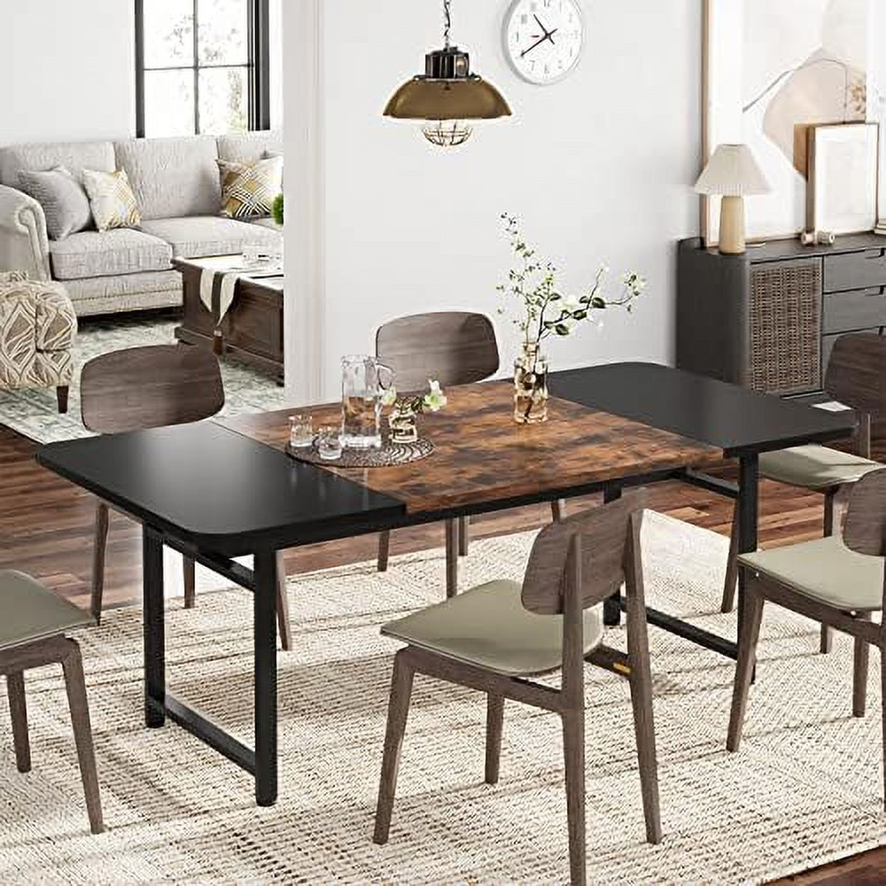 70.87" Long Dining Table with Heavy Duty Metal Frame I848