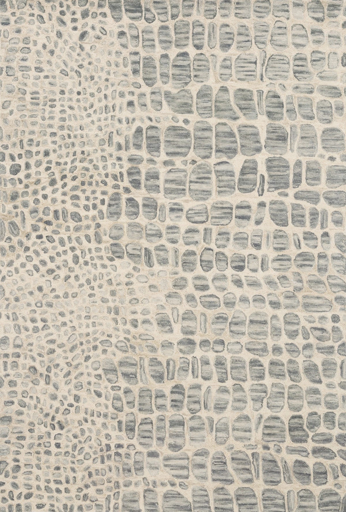 Silver Grey Ivory 9'3 x 13' Rug U7877