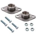 1 inch Stainless Steel Flange (Pair) T2385