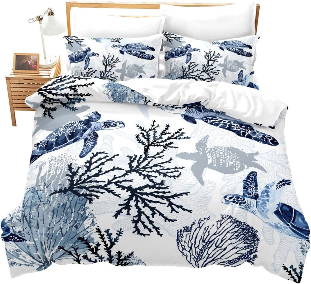 Mermaid Tail Comforter Cover Full Bedding Set P189