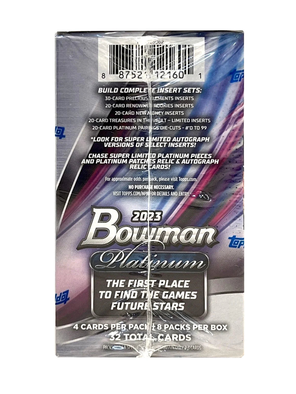Bowman Platinum MLB Baseball Trading Cards Blaster Box V62186