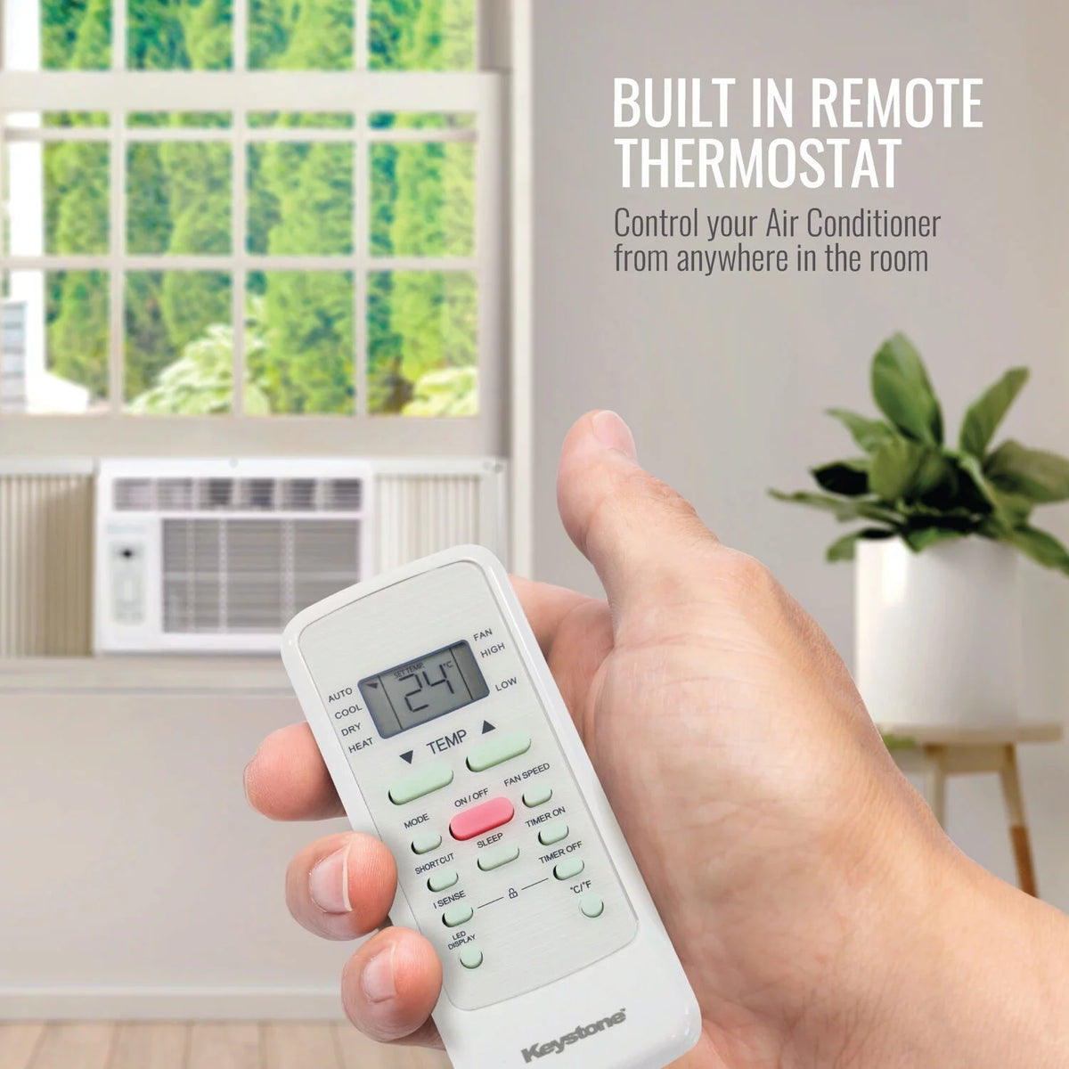 5,000 BTU Window Air Conditioner with Remote, White Z46872