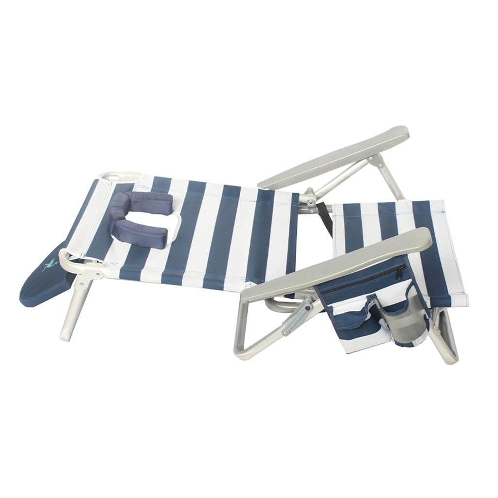 Stripped Blue Beach Chair J192