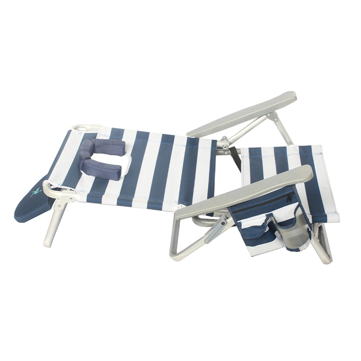 Stripped Blue Beach Chair J192