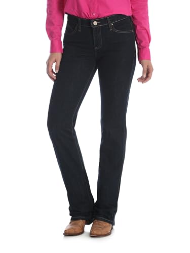 Mid Rise Boot Cut Riding Jean Q708