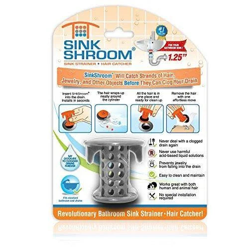 Sink Drain Protector Hair Catcher Gray I2231