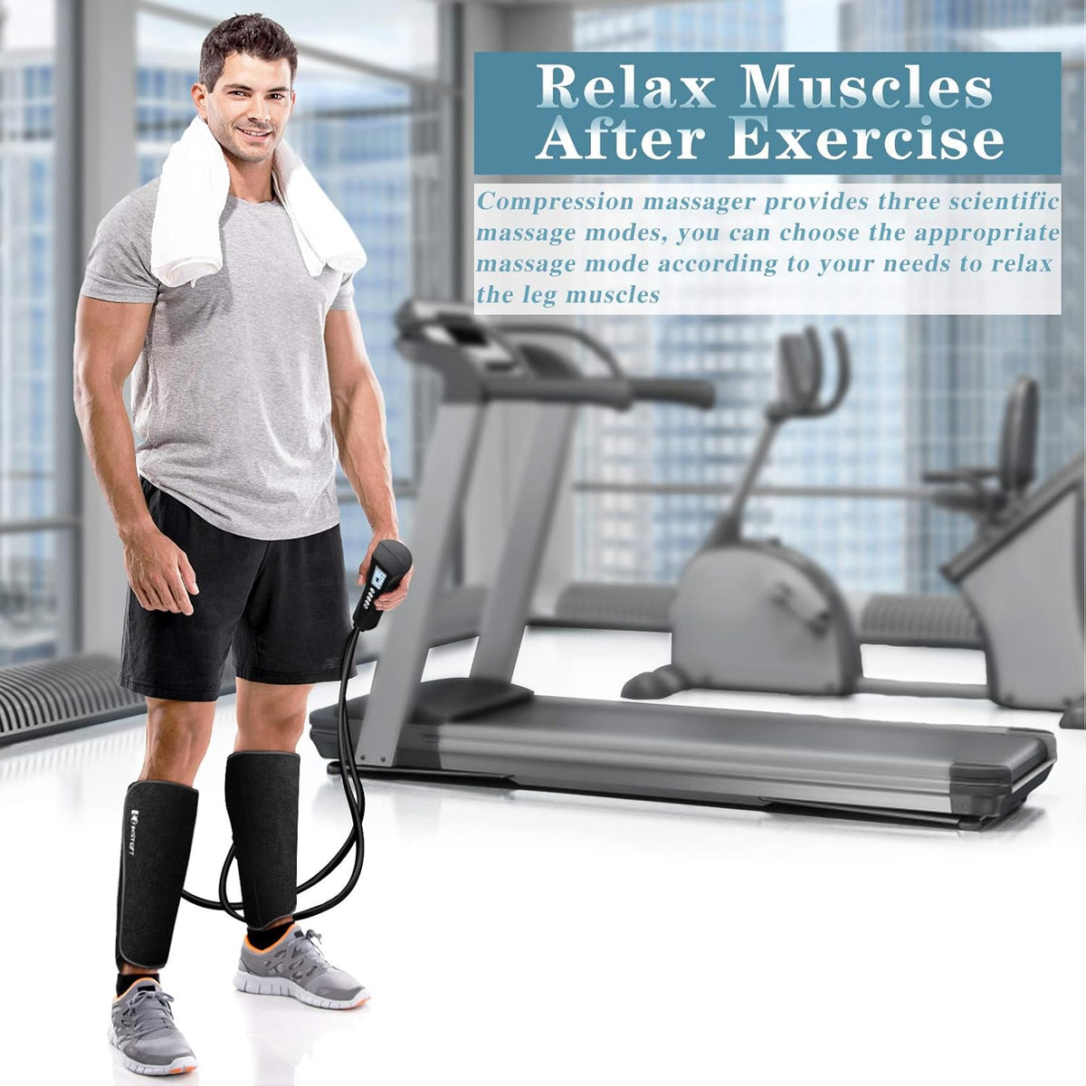 Compression Leg Massager with Heat O93609