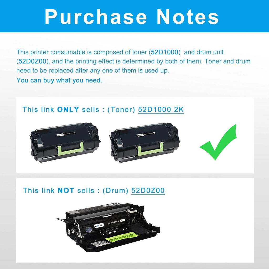2-Pack Black Compatible Toner Cartridge B29832