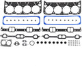 Graphite Head Gasket Set for 5.7L OHV V8 350cid X6889