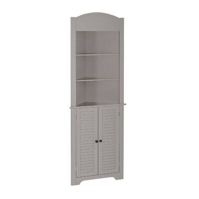 Taupe Free-Standing Linen Cabinet E3120