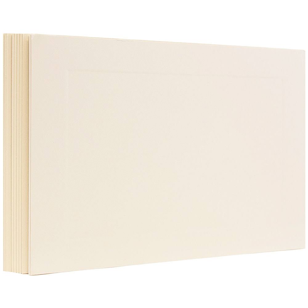 Ivory Note Cards, 500/Box, 4.625 x 6.25 Q337