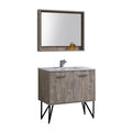 36 in. Modern Bathroom Vanity with Quartz Countertop D764