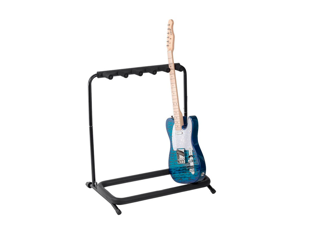 Folding Multi Guitar Stand for 5 Acoustic and Electric Guitar or Bass K873856