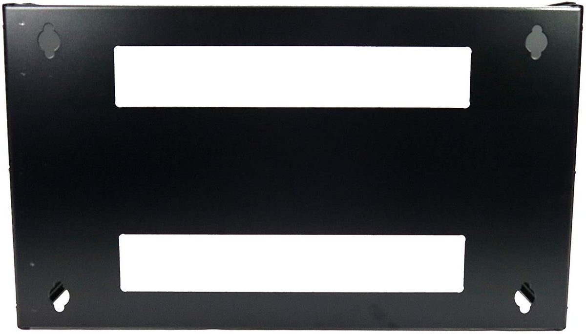 6U 19-Inch Hinged Extendable Wall Mount Bracket Rack Black Pack of 2 U973850