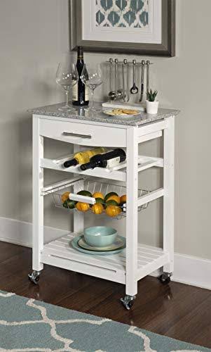 White Kitchen Island W5829