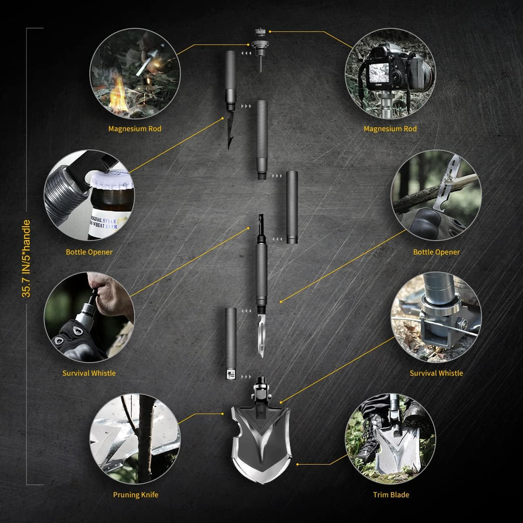 High Carbon Steel Military Folding Shovel A735