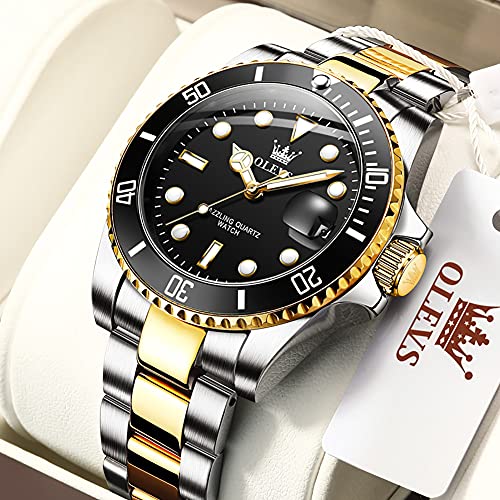 Stainless Steel Analog Quartz Watch with Day I835