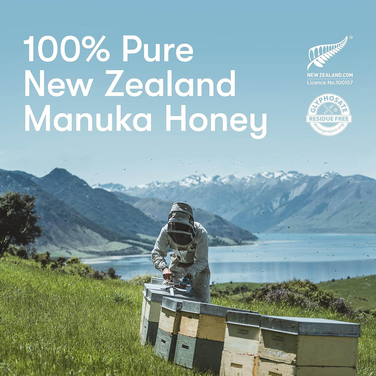 Raw Manuka Honey UMF 20+ MGO 829+ 17.6oz & UMF 15+ MGO 514+ 17.6oz I13120