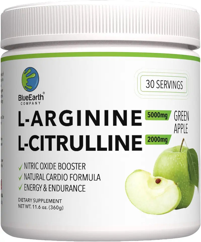L-Arginine 5000mg + L-Citrulline 2000mg Powder Supplement Drink Mix T722978